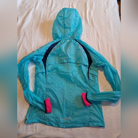 Karrimor Run X Lite women's size 12 light weight running jacket, teal VGUC - Picture 10 of 13